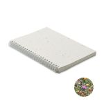 A5 magpapír spirálos notesz, Fehér (MO2083-06)