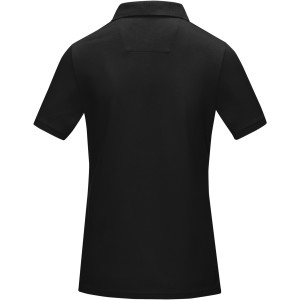 Elevate Graphite női organikus póló, fekete (galléros póló, 90-100% pamut)