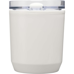 Hudson duplafalú újraműanyag pohár, 180 ml, fehér (pohár)