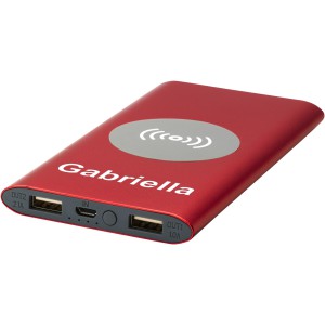 Juice 8000 mAh vezetk nlkli powerbank, piros (powerbank)