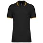 Kariban frfi rvidujj gallros pl, Black/Yellow