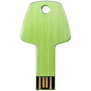 Kulcs pendrive, zld, 4GB (raktri) (pendrive)