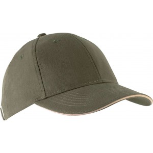 Kup Orlando 6 paneles sapka, Olive Green/Beige (sapka)