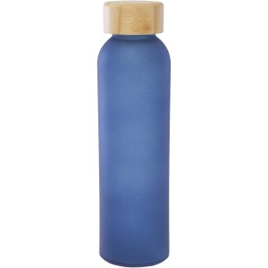 Lume üvegpalack bambusz fedéllel, 500 ml, kék (vizespalack)