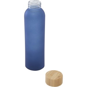 Lume üvegpalack bambusz fedéllel, 500 ml, kék (vizespalack)