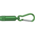 Mini lámpa karabinerrel, zöld (432009-04)