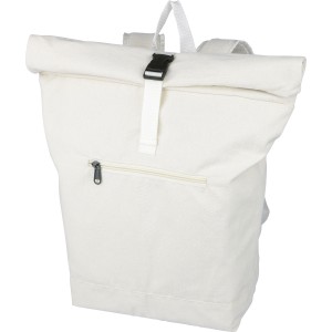 Rolltop hátizsák újrahasznosított anyagból, bézs (hátizsák)