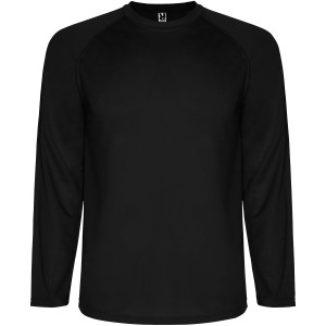 Roly Montecarlo hosszujj gyerek sportpl, Solid black (T-shirt, pl, kevertszlas, mszlas)