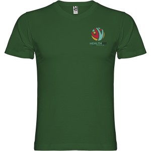 Roly Samoyedo V-nyak frfi pl, Bottle green (T-shirt, pl, 90-100% pamut)