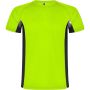 Shanghai rvid ujj gyerek sportpl, fluor green, solid black