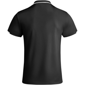 Tamil rvid ujj frfi sportpl, solid black, white (T-shirt, pl, kevertszlas, mszlas)