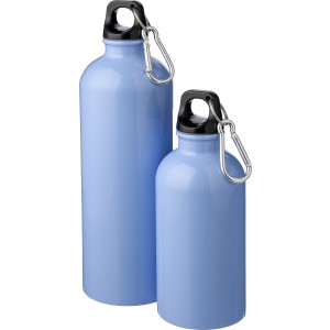 Újraacél kulacs, 400 ml, világoskék (vizespalack)
